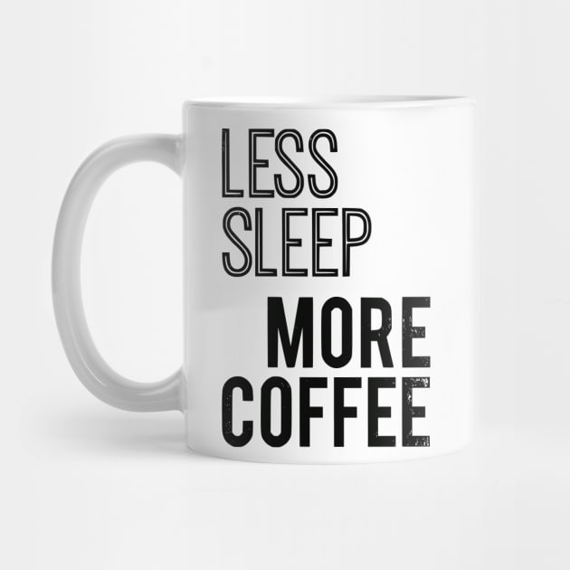 Less Sleep More Coffee by prettyinpunk